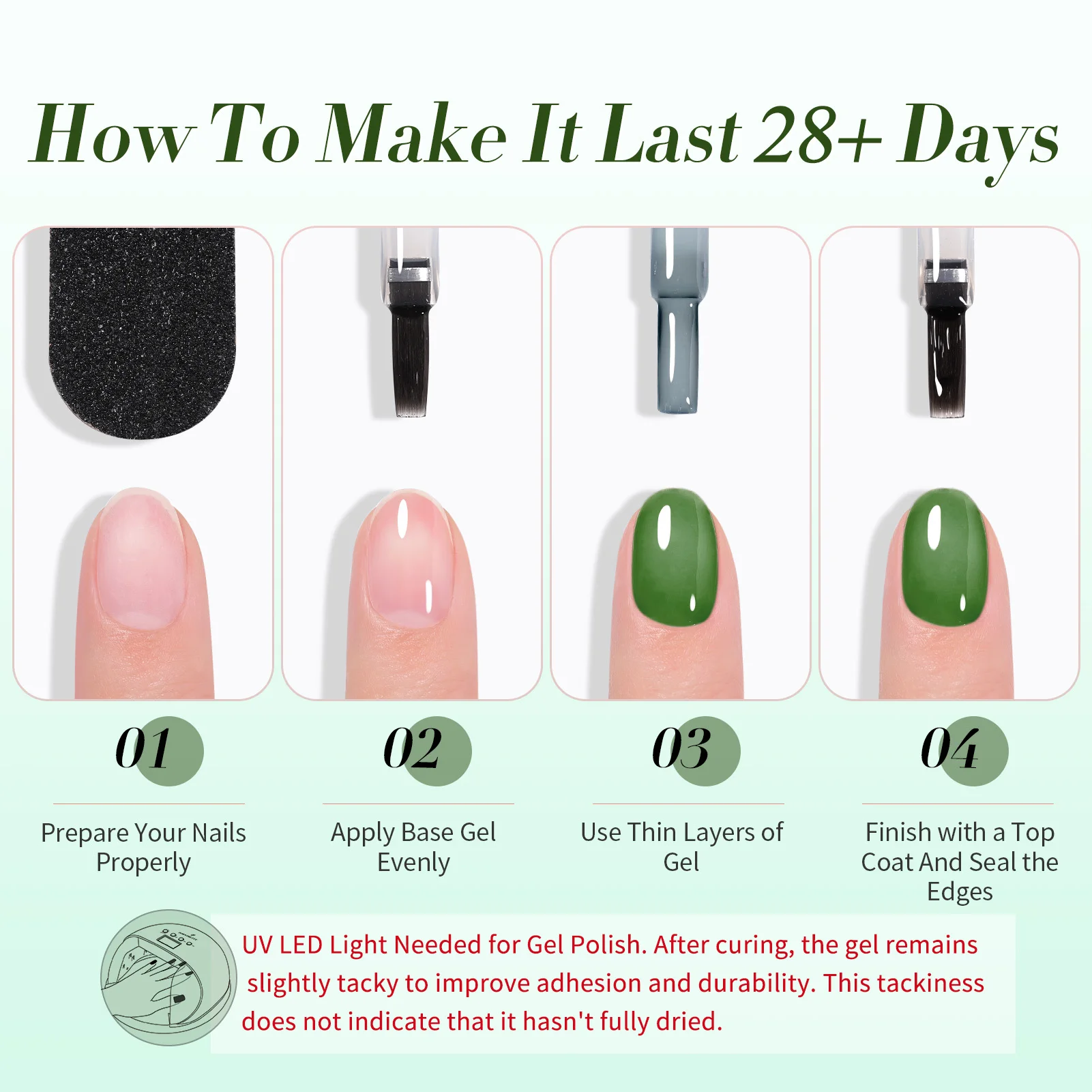 BORN PRETTY Jelly สีเขียว Milky สีขาวเจลเล็บชุด 7ml ฤดูใบไม้ผลิฤดูร้อนโปร่งใส SHEER สีเจลเล็บชุดสําหรับเจล Salon