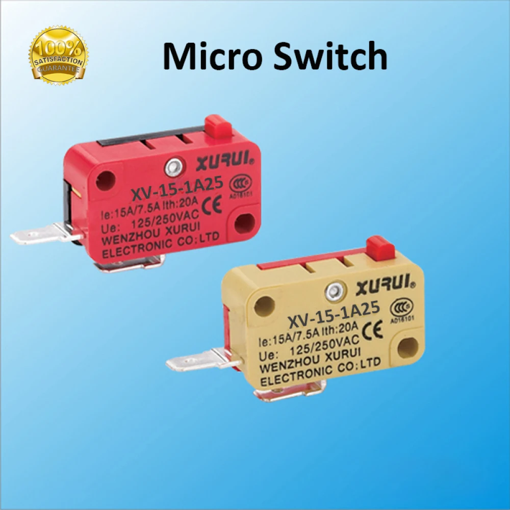 1pcs XV-15 XV-151 XV-152 XV-154 XV-155 XV-156 Micro Switch 1500VAC SPST NC 9 Optional for electronic equipment,automatic machine