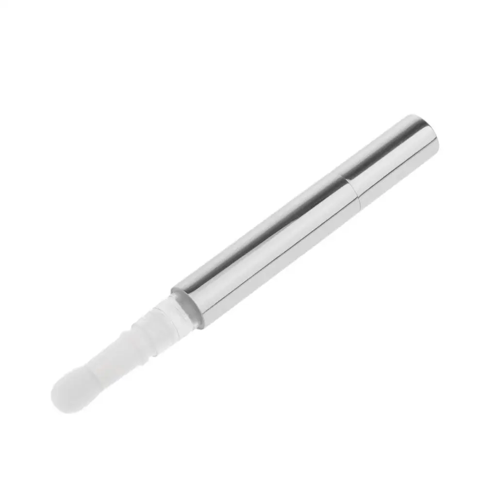 Portable Eye Cream Twist Pen Metal Container Rotating Blush Tube Makeup Brush Holder for Daily Cosmetic Use