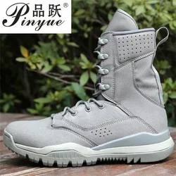 Fashion Men's Spring Autumn Boots Outdoor Men Hiking Boots Autumn Sneakers Light Non-slip Men Desert Boots Ankle Boots