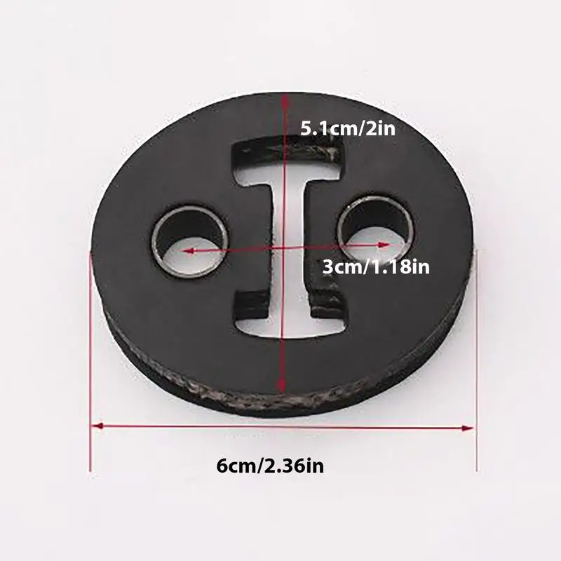 Rubberen Uitlaat Hangers Slijtvaste Uitlaat Demping Hanger Auto Uitlaat Hangers Multifunctionele Uitlaat Demper Hanger