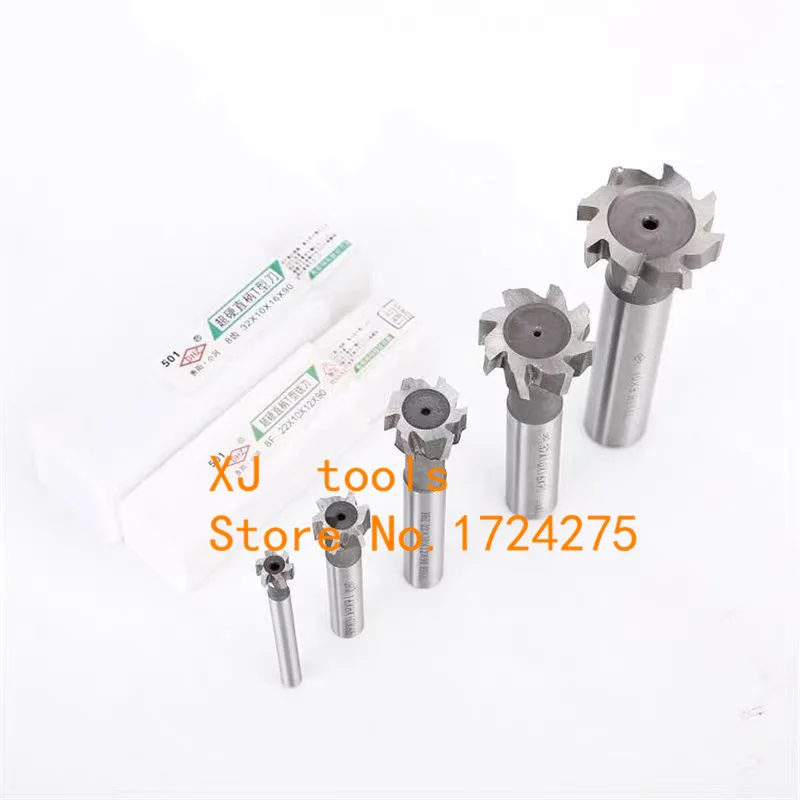 Thickness 1-12mm Diameter 8-50m HSS T type Milling Cutter Processing Steel Copper Aluminum Metal Milling Cutter, T Slot End Mill