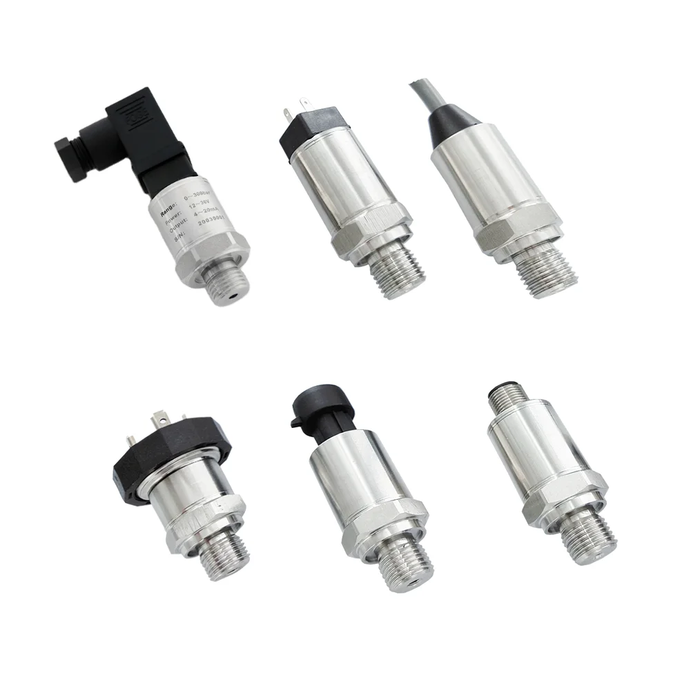 CE Thread 1/4 1/8 NPT 0-10MPa 4-20mA Hydraulic Water Fuel Oil Liquid Pipe System Pressure Transmitter Sensor