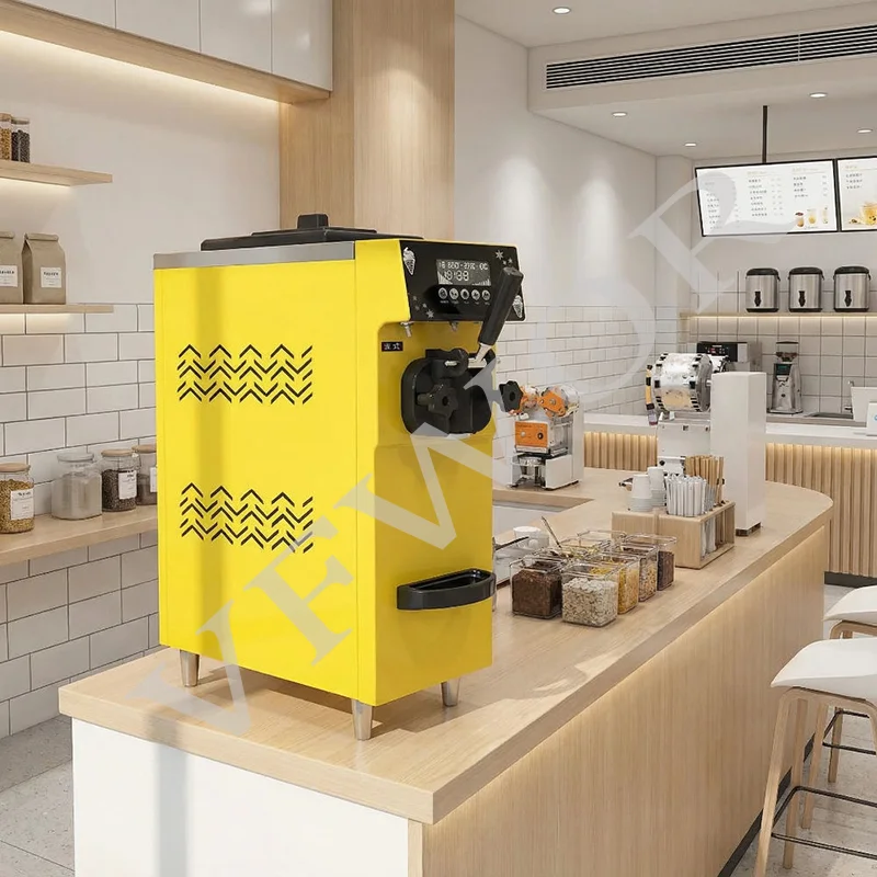 Soft Serve Ice Cream Machine - Macchina Automatica Monotesta Usata per Gelato