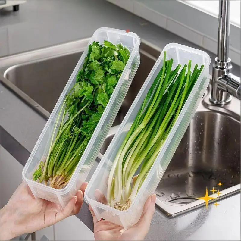 Storage Box Fresh-keeping Food Storage Container Cold Refrigerator Sealed Kitchen Fresh Fruit Storage Box With Lid Jars
