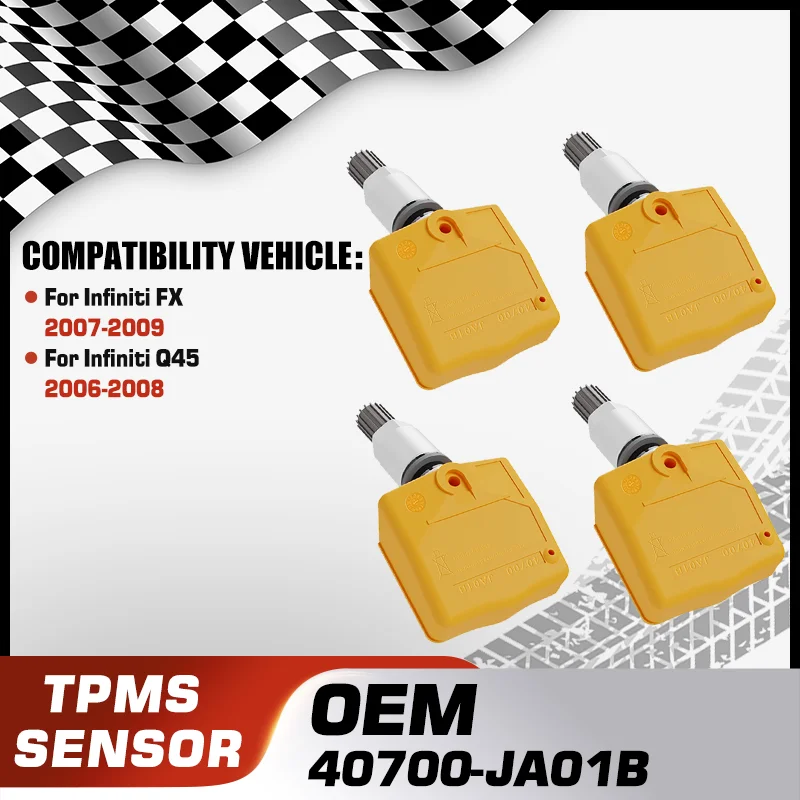

40700-JA01B For Infiniti FX 2007-2009 Infiniti Q45 2006-2008 Car TPMS Tire Pressure Monitor Sensor System 40700-1AA0B 315 MHz