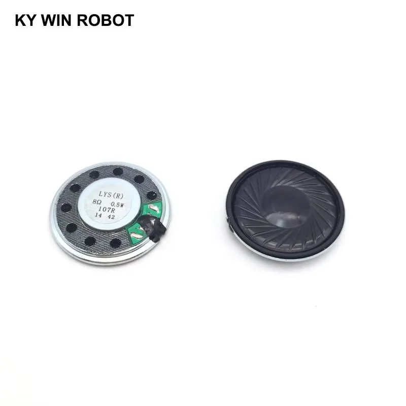 5 ピース/ロット新しい超薄型スピーカー 8 オーム 0.5 ワット 0.5 ワット 8R スピーカー直径 32 ミリメートル 3.2 センチメートル厚さ 5.2 ミリメートル