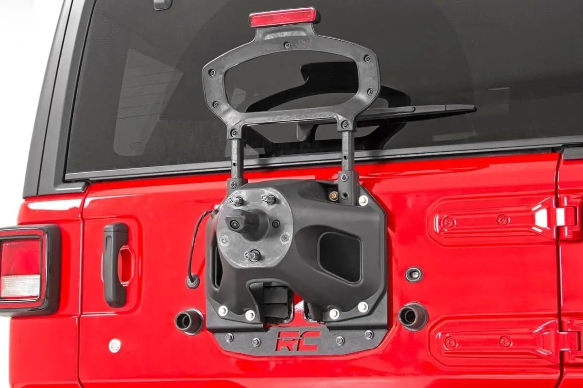 Spare Tire Relocation Bracket for 2018-2024 Jeep Wrangler JL Models - Easy Installation Kit