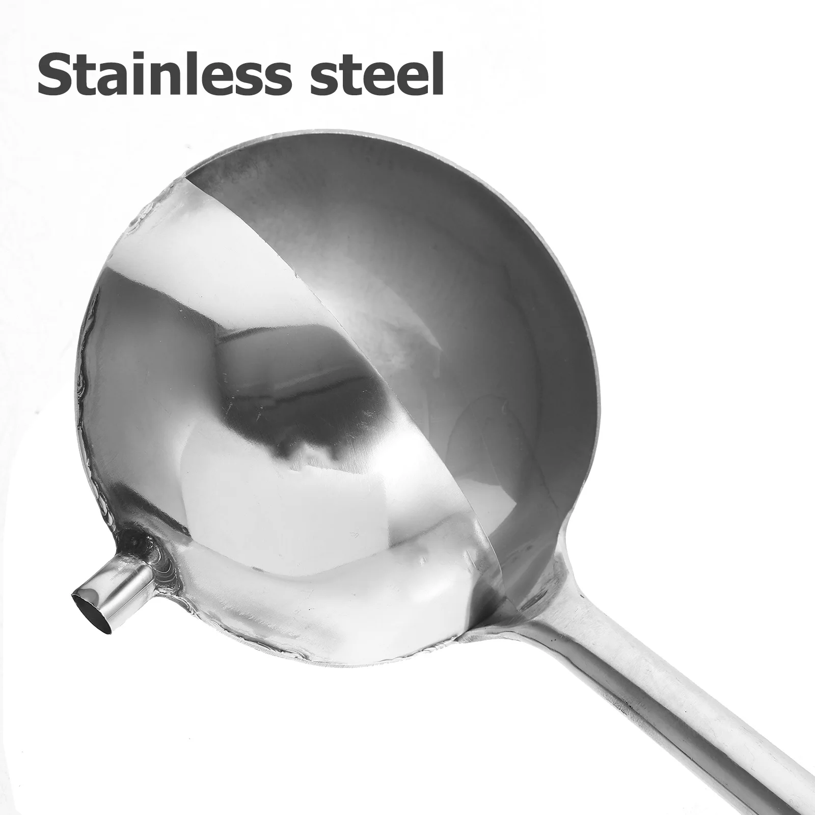 

Gravy Ladle Spoon Stainless Steel Kitchen Sauce Pouring Long Handle Easy Clean Dishwasher Safe Soup Spoon Kitchen Barware Tools