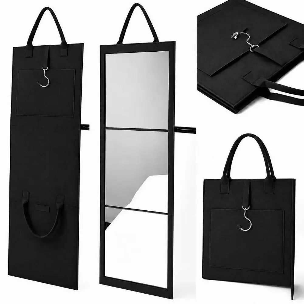 Foldable Full Body Mirror Shatterproof Anti Drop Makeup Mirror Acrylic Multifunctional Portable Vanity Mirror Travel