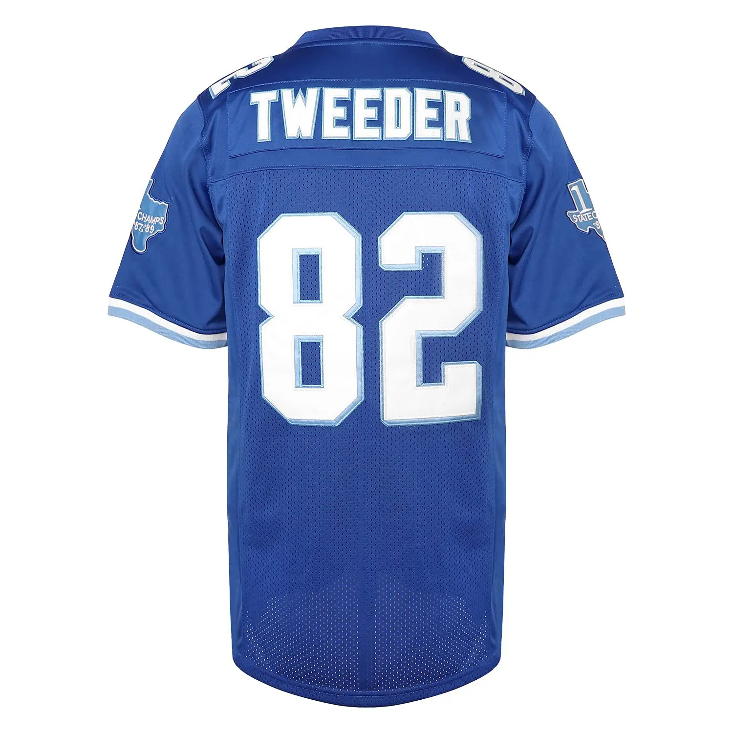 BILLY BOB #69 TWEEDER #82 Varsity Men Movie Football Jersey Stitched Blue S-3XL High Quality