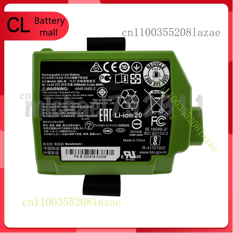 

Оригинальный аккумулятор ABL-B 4INR19/65-2 для робота-пылесоса iRobot Roomba S9 S9+ 9150