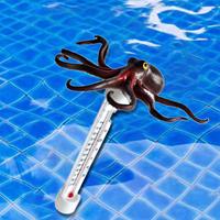 Floating Pool Thermometer with Large Display Analog Water Temperature Gauge