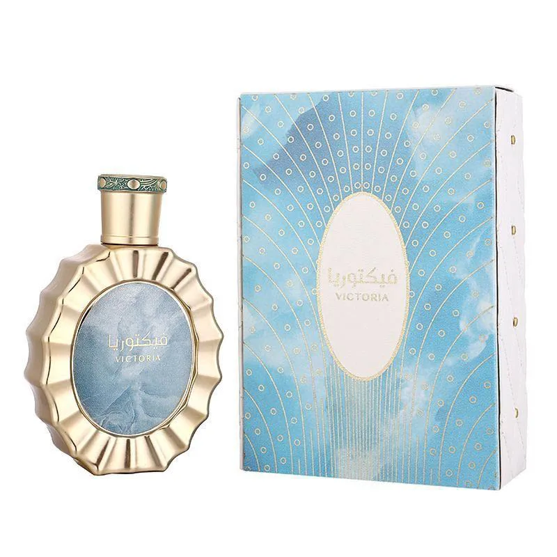 

Victoria Eau de Parfum, Elegant Gold & Blue Bottle, Delicate Scent, Women's Fragrance