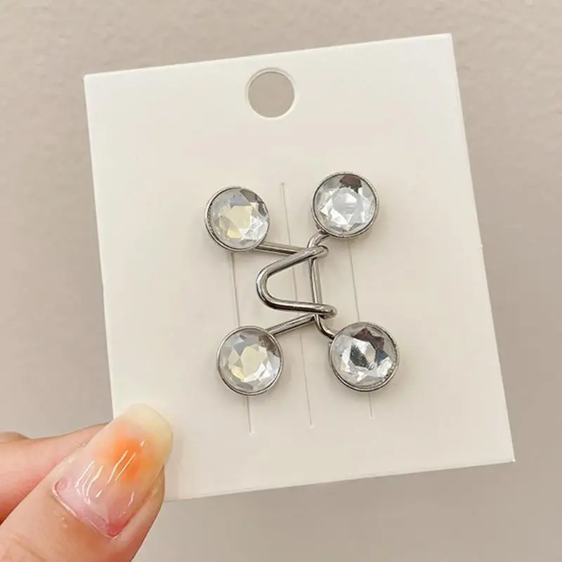 خصر تشديد دبوس بروش للسروال مع مشبك بروش مقطع جينز جينز الخصر دبوس الإرشاد للإناث y08e