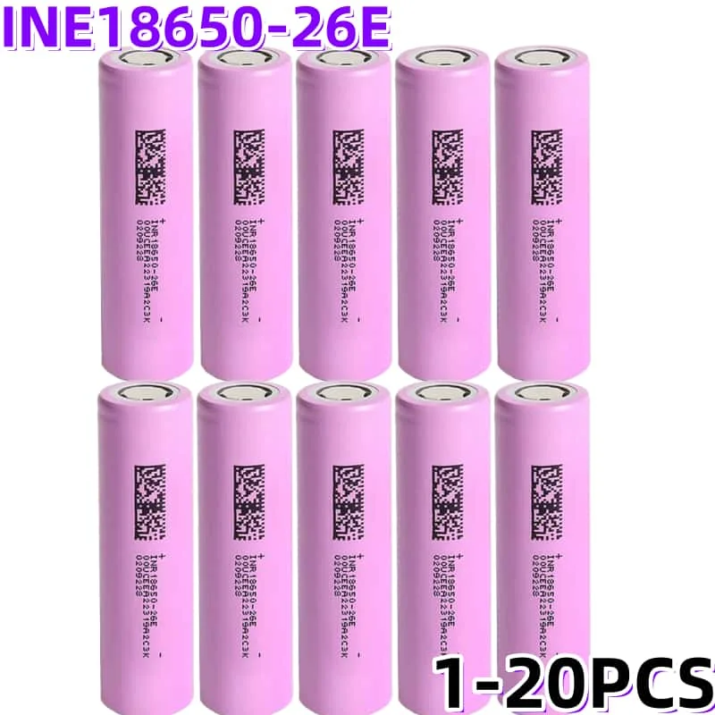 NEUE 18650 2600mAh Wiederaufladbare Batterie 3,7V 10A Entladung Lithium-Ionen-Akku 18650 Batterien für Powerbank Lampe Taschenlampe