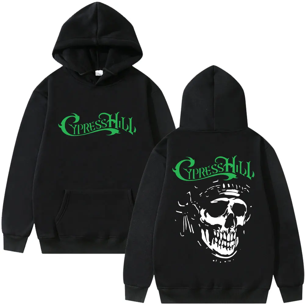 

Rapper Cypress Hill Skeleton Graphic Hoodie Men Women Hip Hop Fashion Oversized Streetwear Male Vintage Casual Pullover Hoodies