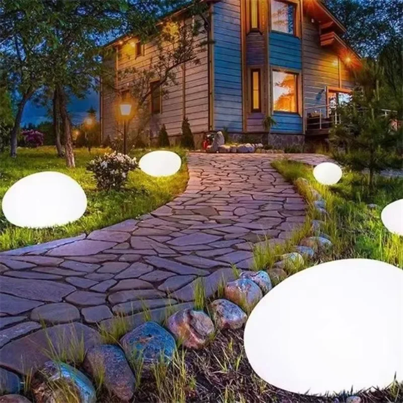 ##Waterproof RGB Color Changing LED Glow Ball Light For Garden Pool Party And Outdoor Landscape Decorative Floating Lamp