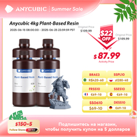 ANYCUBIC ECO UV Resin 1KG/4KG Plant-based Resin For Photon Mono Safety Low Odor Truly Eco-friendly 3D Printer Printing Materials