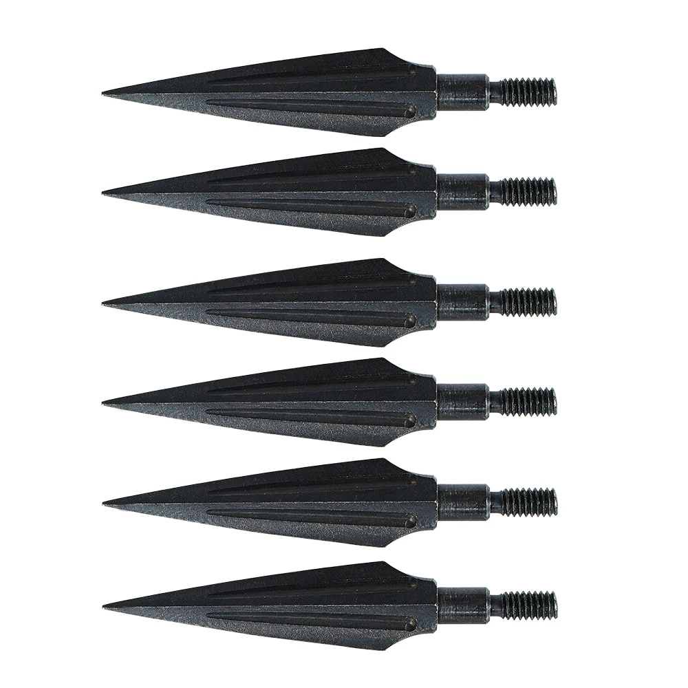 Toparchery Matel Arrow Tips 125/150grain Arrowhead Hunting for Archery Hunting  Apply To Compound Bow Crossbow 6/12/24pcs