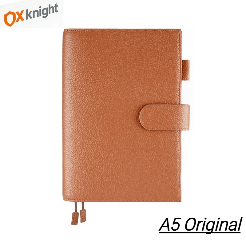 ox-knight-new-original-series-a5-cover-for-hobonichi-cousin-a5-notebook-genuine-pebbled-grain-leather-planner-organizer-agenda