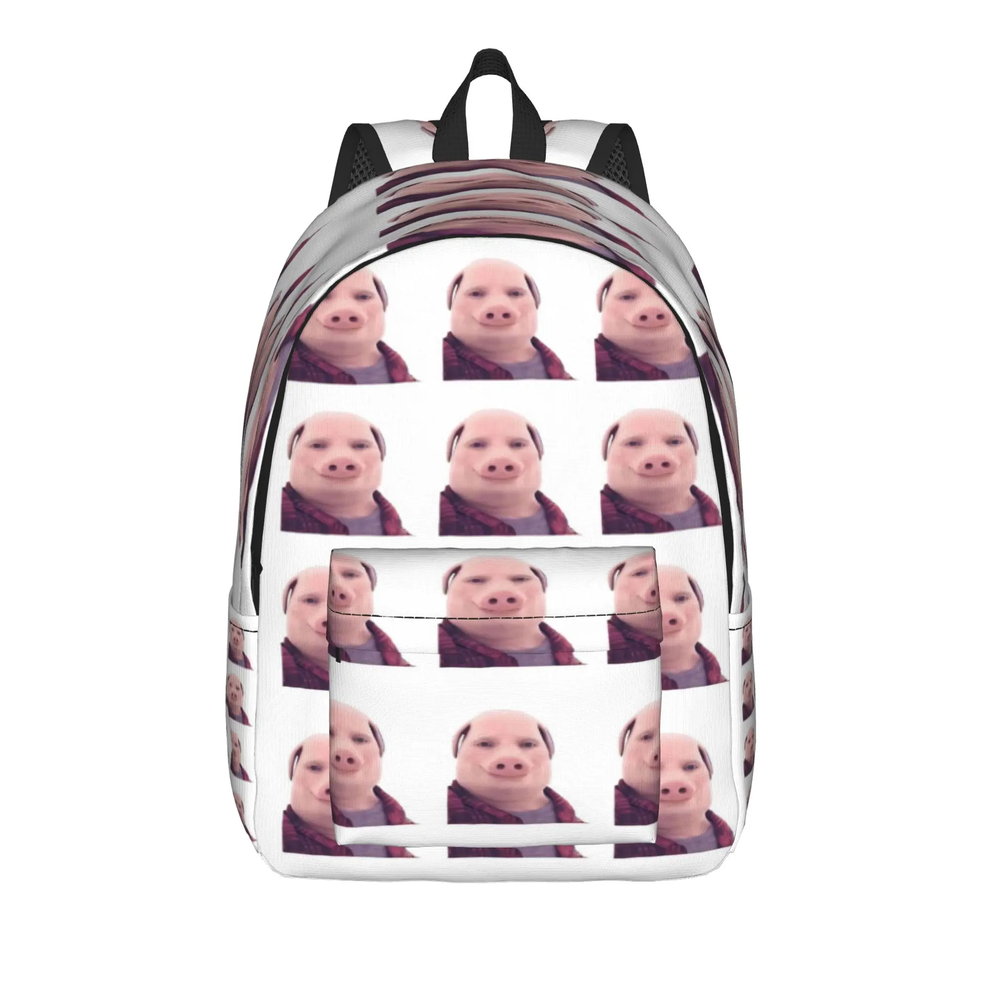 John Pork is Calling Backpack for Men Women Teenage Student Hiking Travel Daypack  Answer Call Phone College Shoulder Bag Sports