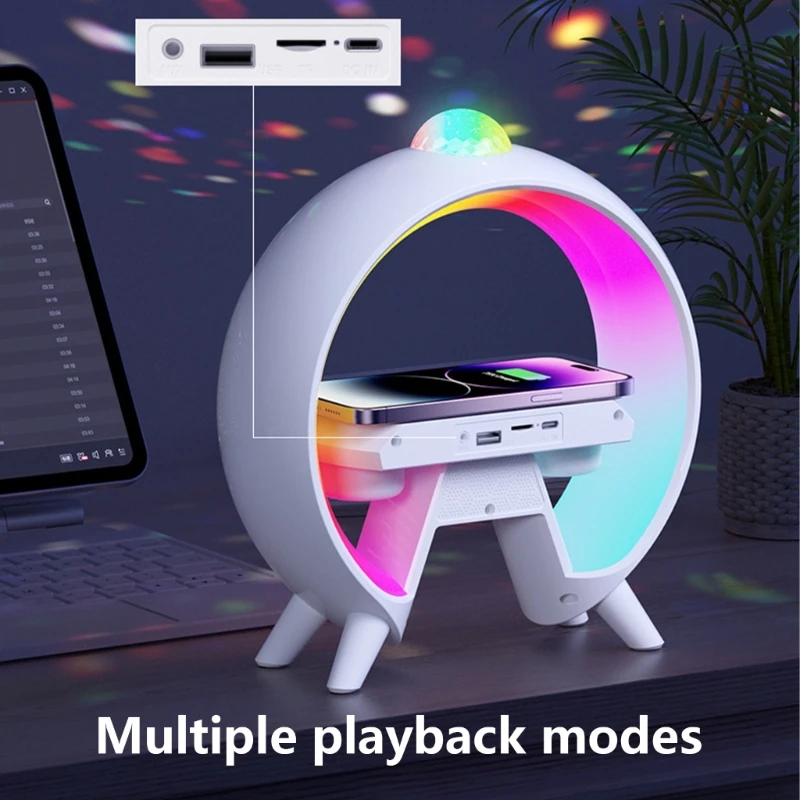 Alarm Digital Speaker dengan 256 cahaya warna-warni