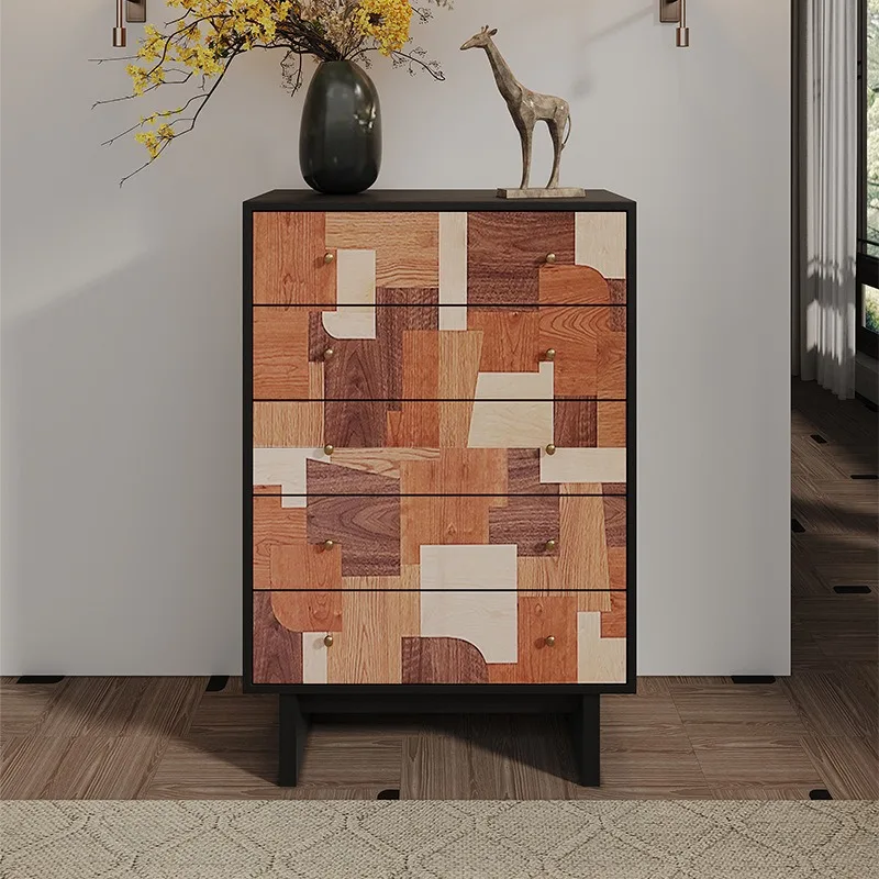 

Минималистичные шкафы для гостиной в стиле ретро, ​​настенные шкафы из цельного дерева, скандинавская мебель для хранения вещей, мебель с выдвижными ящиками Muebles LJ40