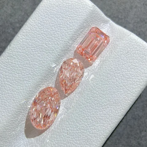 IGI Certified Fancy Pink CVD Lab Grown Colored Diamonds 1ct-10ct Wholesale