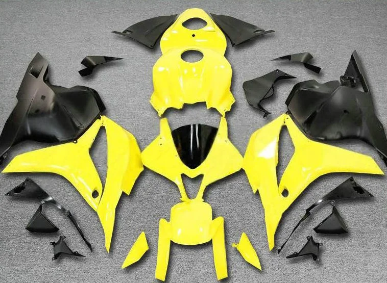 Dor- Custom Motorcycle Injection ABS fairings kit for  F5 CBR600RR 2008 2009 2010 2011 Yellow  fairing kits CBR 600RR 08-12