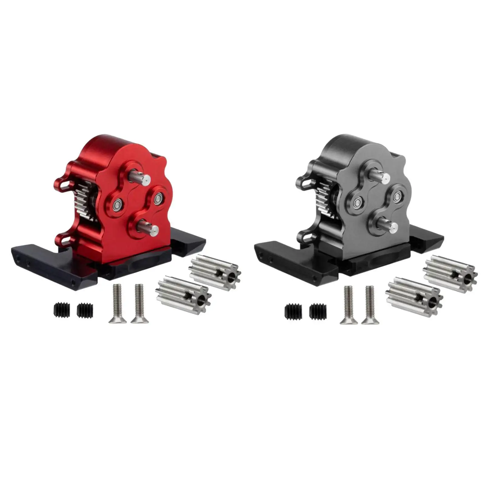 

Transmission Gearbox Multifunction Heavy Duty with Racing Steel Base Plate RC Crawler for Remote Control Vehicle Spare Parts