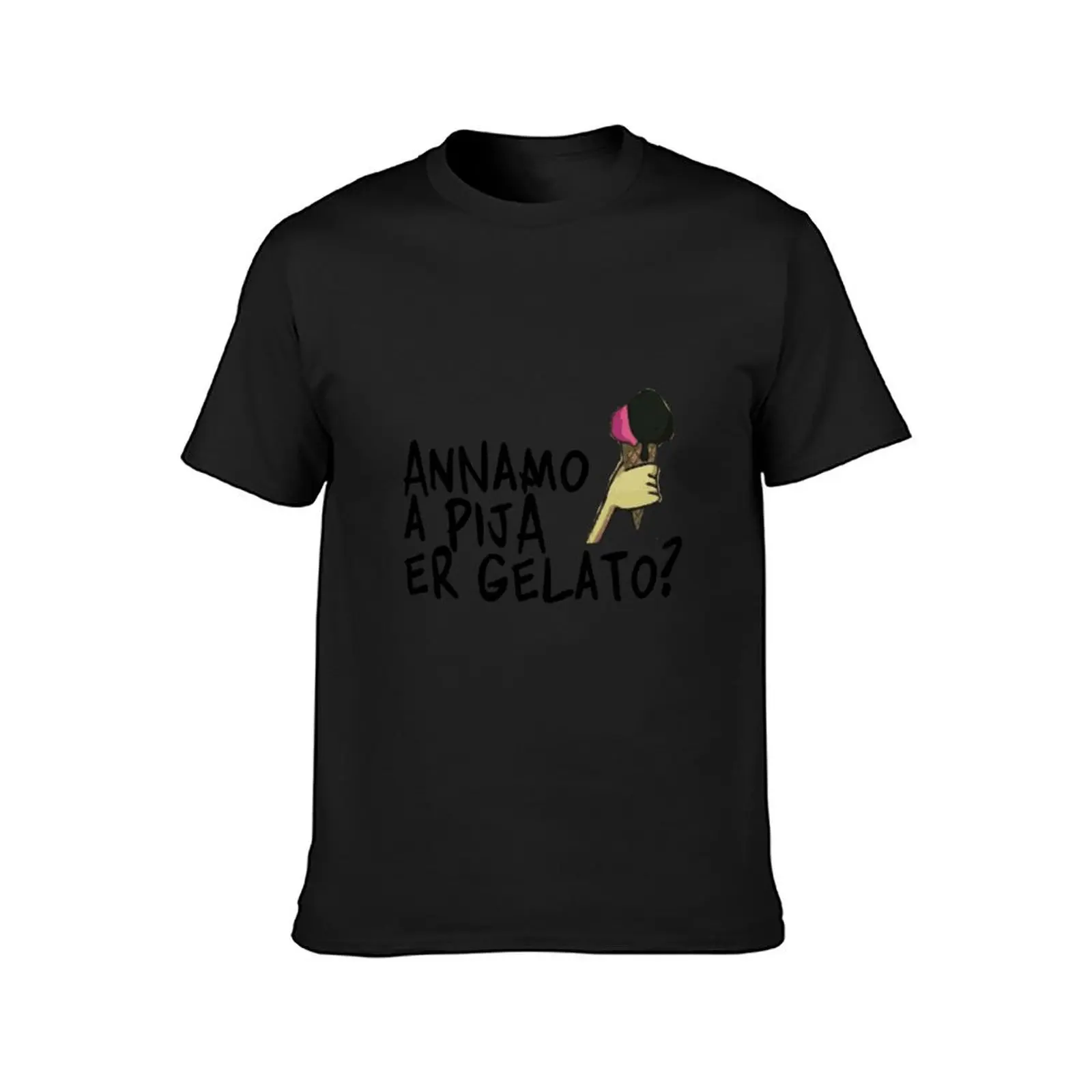 Annamo a Pijà er Gelato? A tribute to Zerocalcare by Paul Aster T-Shirt plus size tops customizeds cute clothes t shirts for men