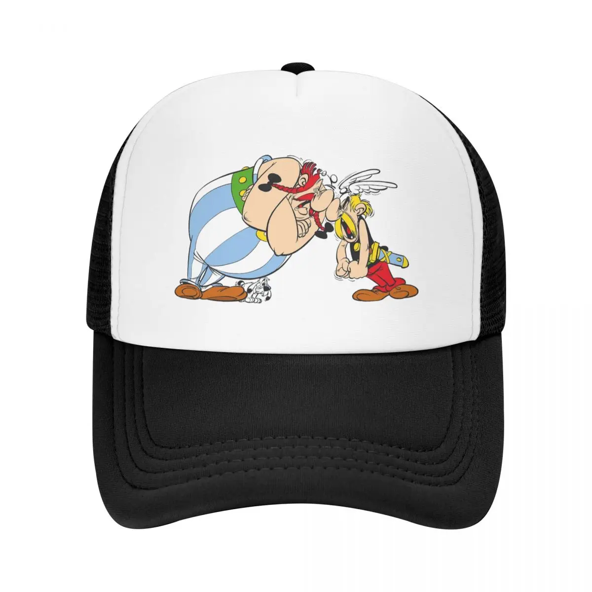 Asterix And Obelix Dogmatix Cap Fashion Mesh Baseball Caps Adjustable Hat Hip Hop Summer Unisex Baseball Hats Polychromatic