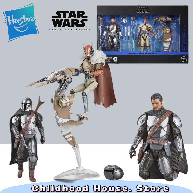 Hasbro Star Wars 6-inch Highly Articulated Figure The Mandalorian Din Djarin Mercenary Guard with STAP Vehicle Collectible Model