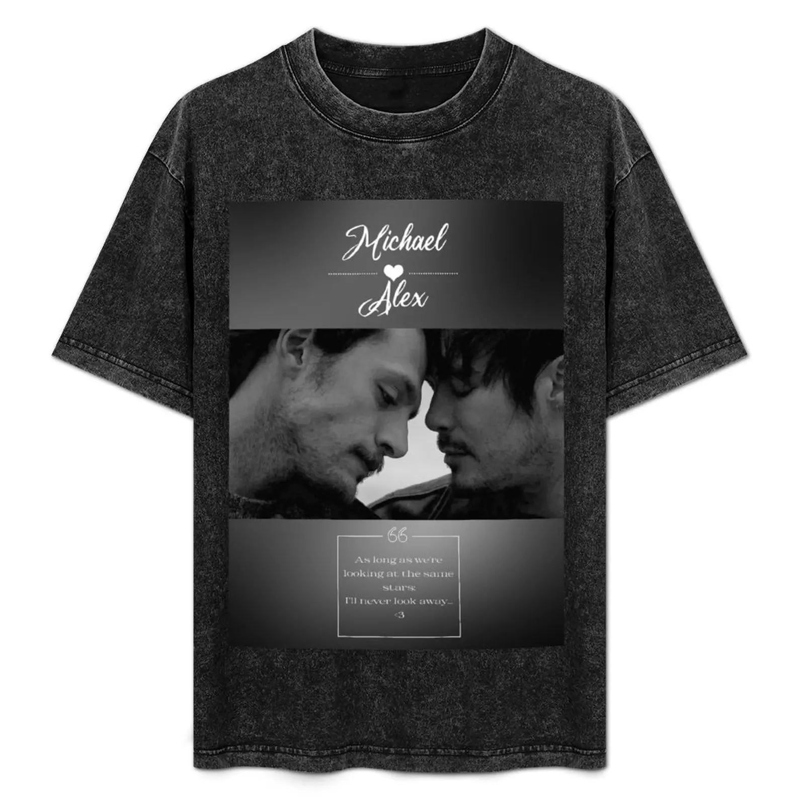 

michael and alex reunion T-Shirt plain funny costumes blacks t shirt men