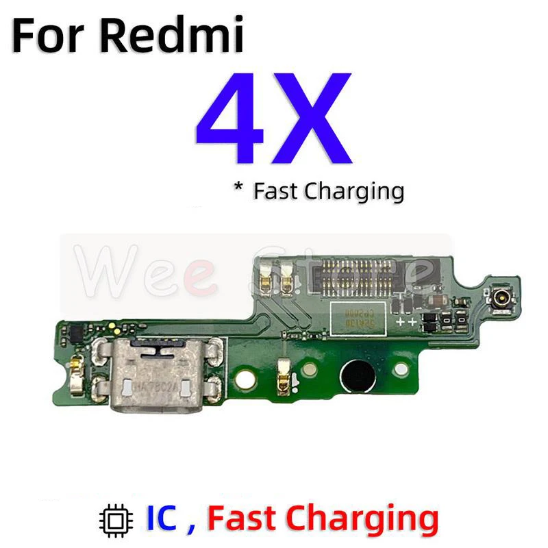 Fast Charging AiinAnt USB Charger Port Connector Dock Board Flex Cable For Xiaomi Redmi Note 4 4A 4x Pro Prime GloBal