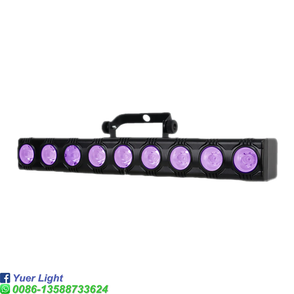 Imagem -03 - Yuer-uv Luz de Palco com Controle Dmx Design Leve Som Ativado para Boate Bar Desempenho de dj Festa 9x12w 60w Ip20