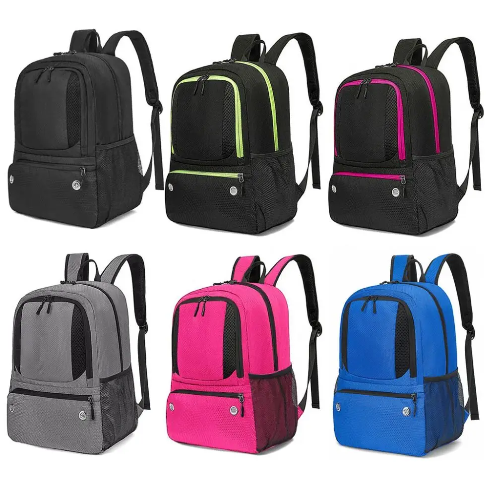 Large Capacity Soccer Backpack Water-resistant Lightweight Basketball Bag Breathable with Shoes Compartment Soccer Bag