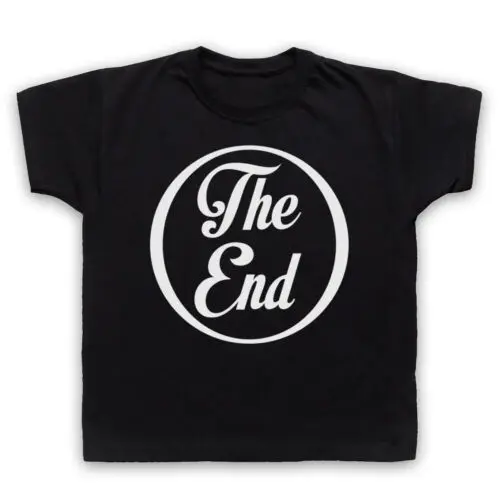 

THE END MOVIE SLOGAN FILM ENDING CREDITS RETRO WOMANS T-SHIRT