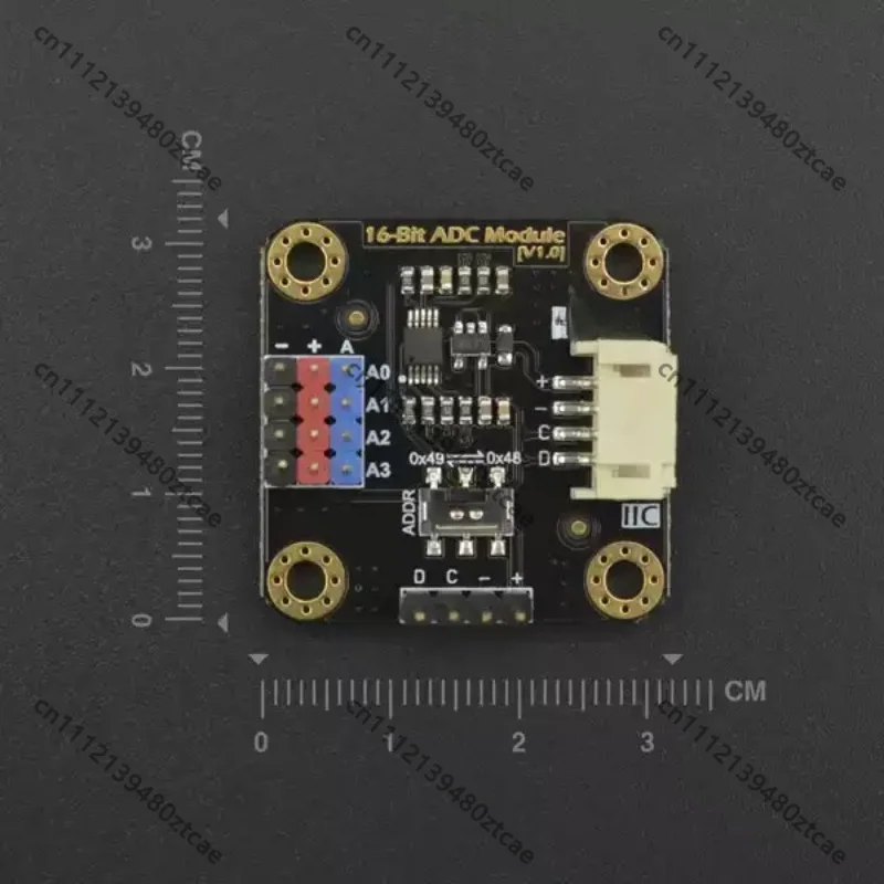 Module DFRobot Gravity, I2C Multi-channel Analog Signal Conversion Accessory for Student Weak Signal Collection Experiment