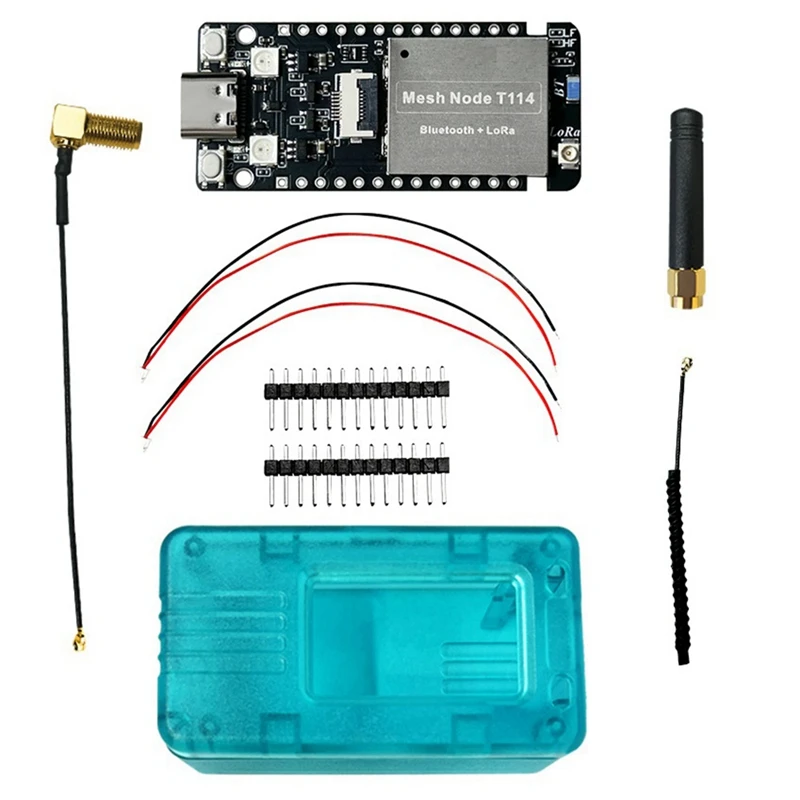 T114 Meshtastic Tracker Nordic NRF52840 SX1262 Lorawan Lora For Arduino Positioning Devboard BLE Wifi With Case