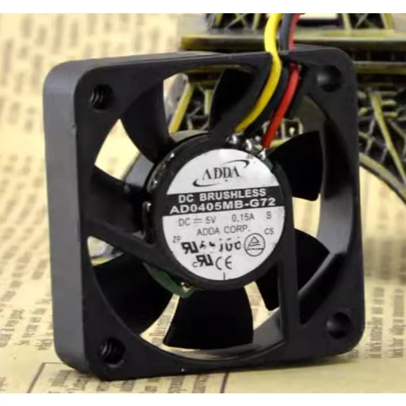 New Fan for ADDA AD0405MB-G72 4010 4cm 5V 0.15A Double Ball High Air Flow Cooling Fan 40*40*10mm