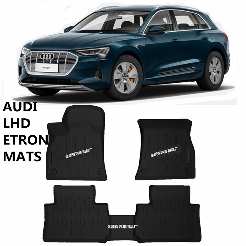 Use for Audi Etron car carpet mats Audi Etron floor mats Fit For Audi Etron waterproof floor mats Audi Etron car floor mats