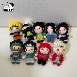 Cartoon handmade Knitted Figure Anime dolls weaving handmade keychain cartoon animal ornaments pack ornaments finished