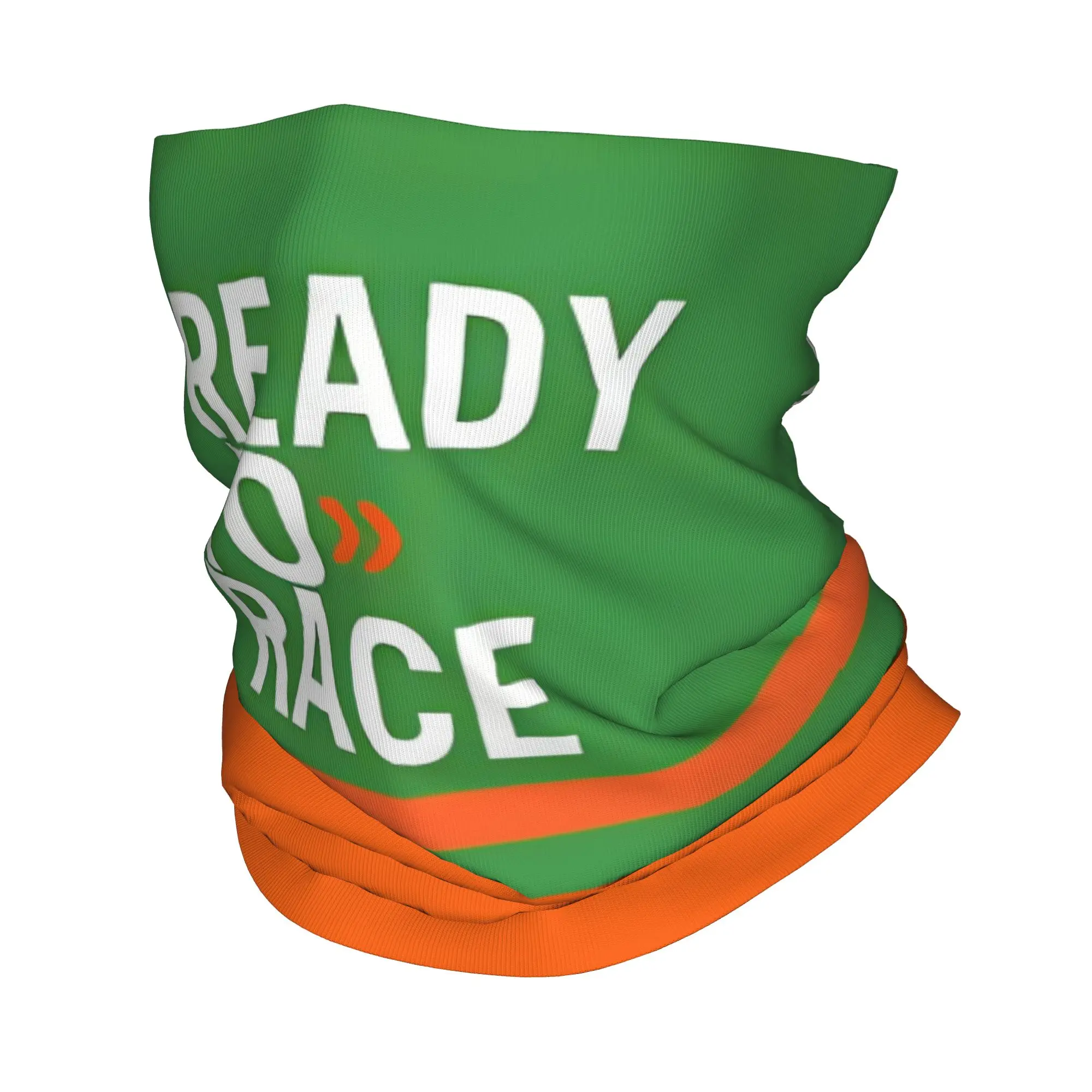 Benutzerdefinierte Ready To Race Logo Halstuch Männer Frauen winddicht Winter Motorrad Reiten Bandana Schal zum Radfahren