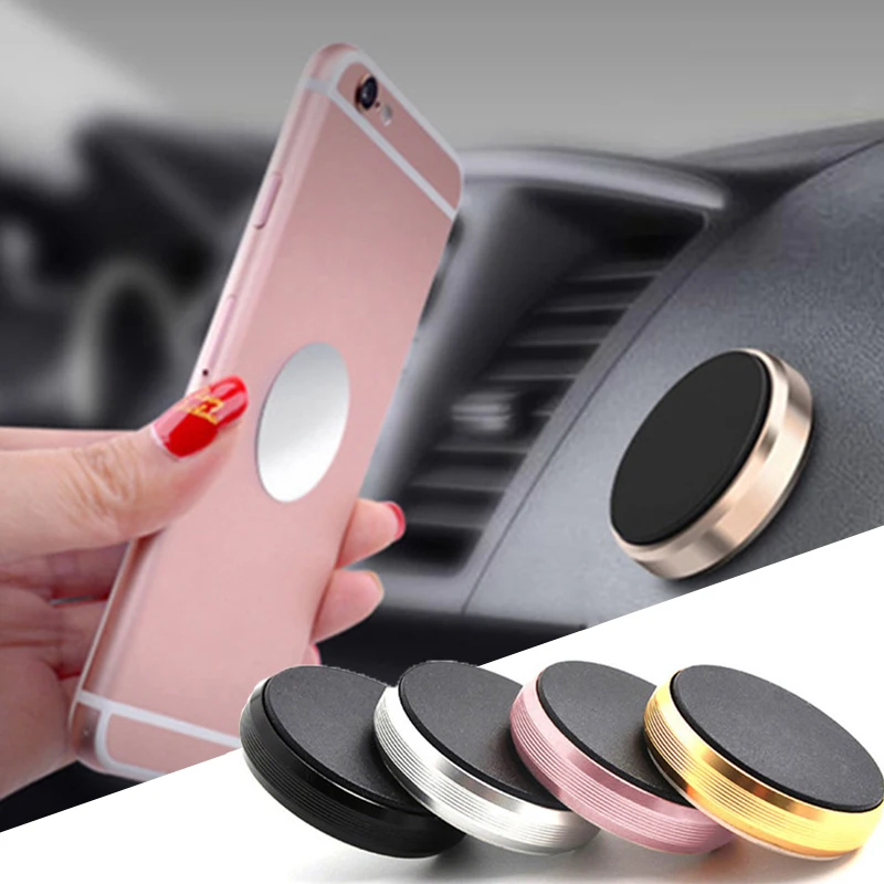 360 Degrees Magnetic Car Phone Holder Stand In Car For IPhone Xiaomi Magnet Mount Cell Mobile Phone Wall Nightstand Support GPS