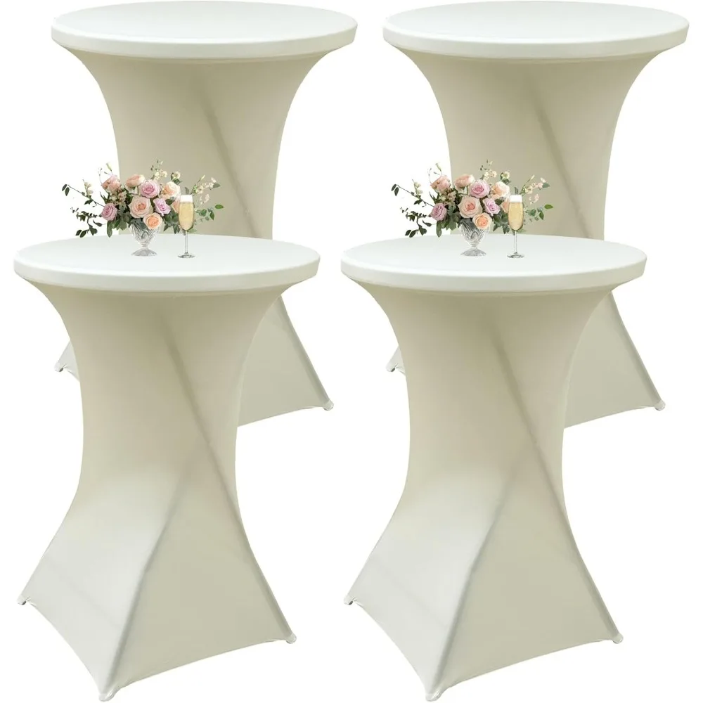 

Встроенный эластичный чехол для коктейльного стола, 32x43 дюйма, для круглых и высоких столов.