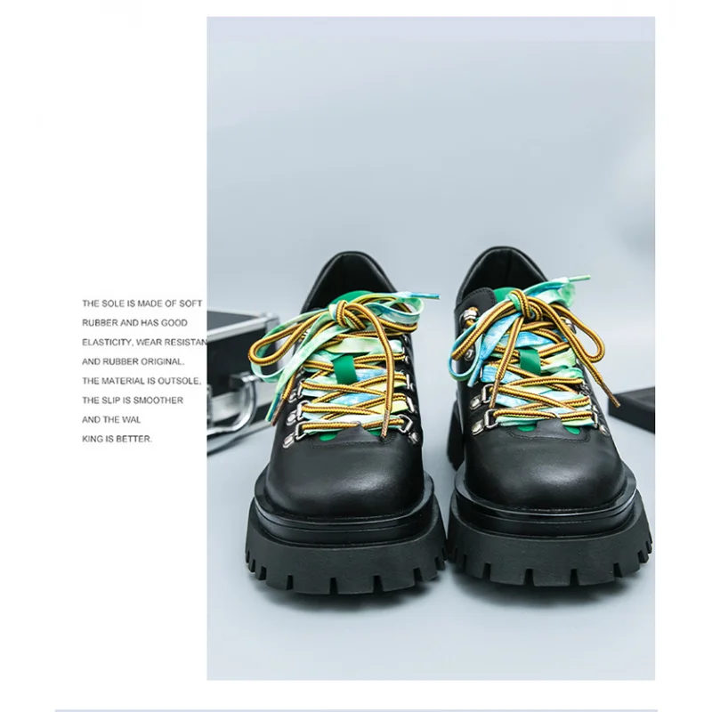 

2025 Autumn New Cross border Leather Shoes for Men's Casual One Step Stepping British Business Formal Large Size Set Leather Sho