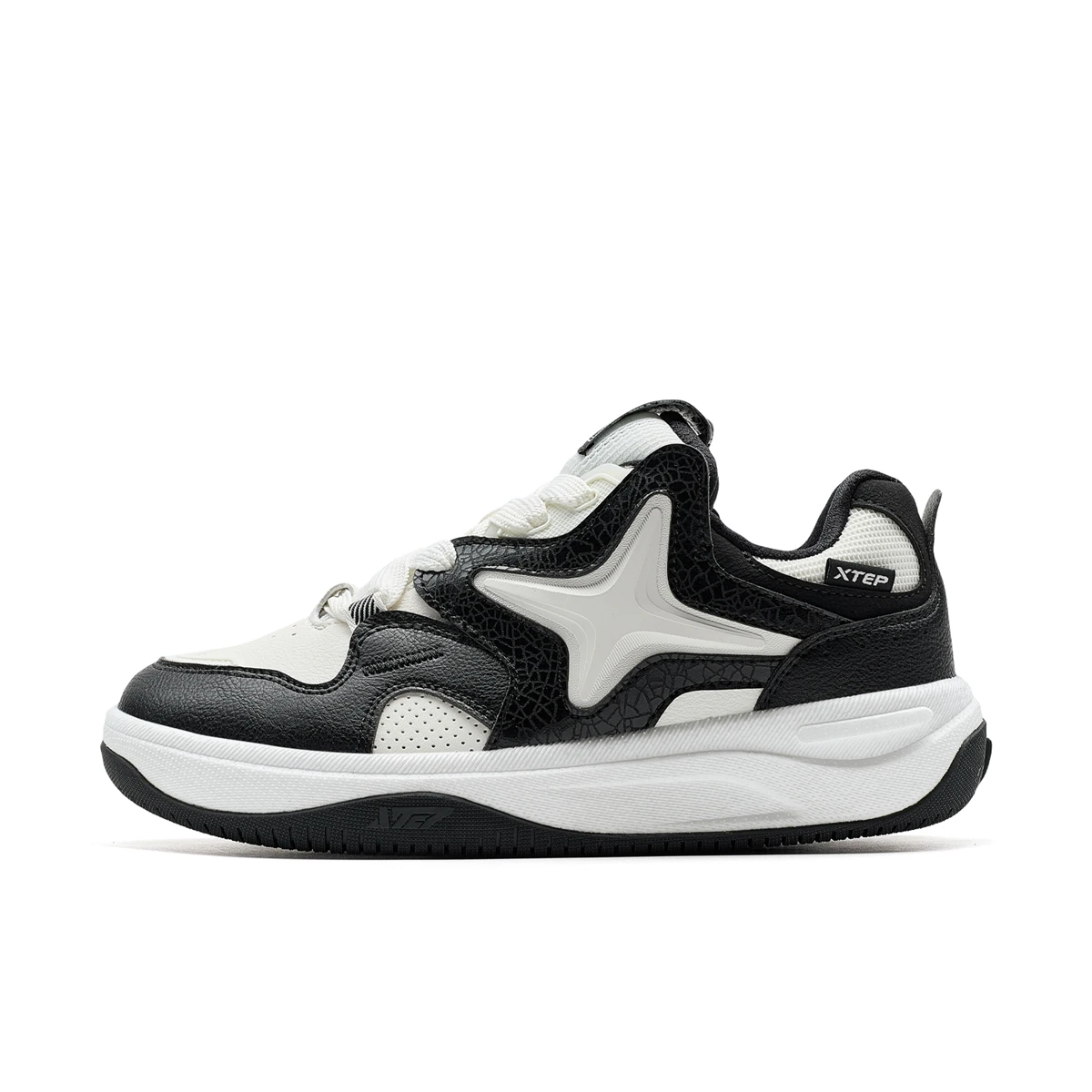Xtep STAR-X Skateboarding Shoes For Women 2025 Spring Casual Lightweight Sports Shoes Vintage High Street Sneakers 875118310014