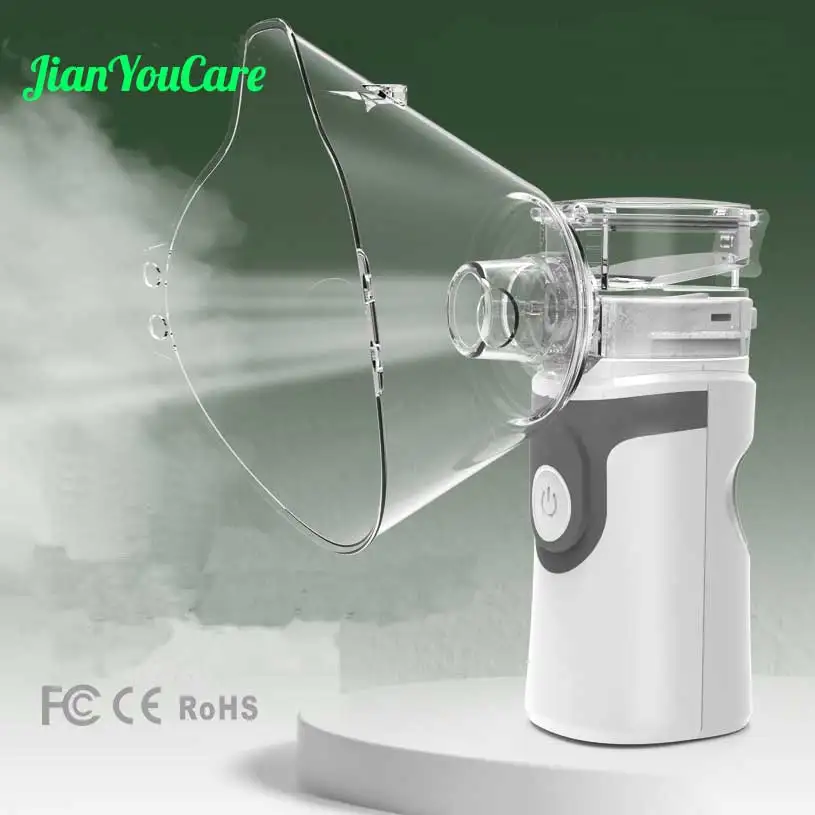 JianYouCare Mini Portátil Inalar Nebulizador Malha atomizador silencioso inalador usb adulto & crianças nebulizador Automizer inalador
